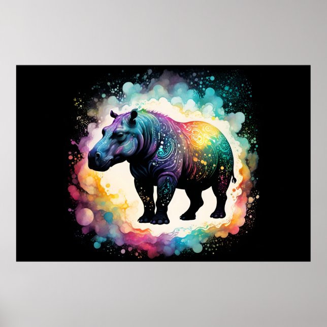 Spectral Hippo: En holografisk resa Poster (Framsidan)