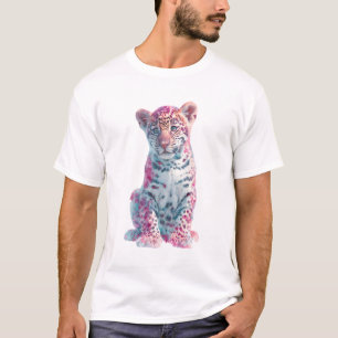 Spectral Leopardunge Finkonsttryck T Shirt