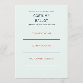 Spectral Selections Redigerbar Halloween-röstkort Inbjudningar