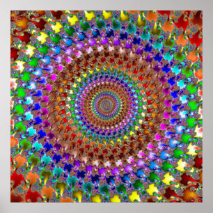 "Spectral Spiral" Poster