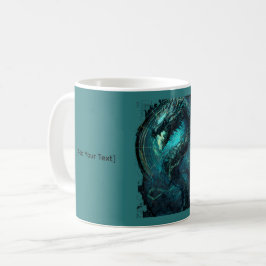 Spectral spole cyberpunk orm mörk kaffemugg