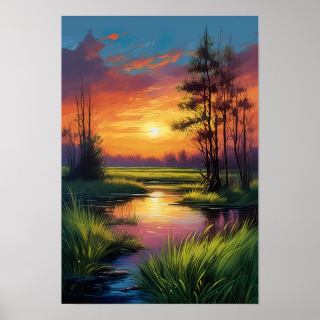 Spectral Sunset, Digital Art's Magic Poster (Framsidan)