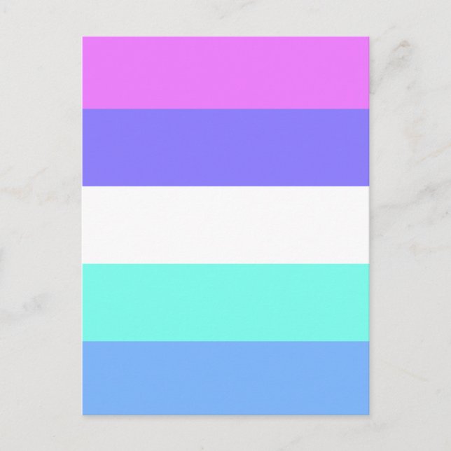 Spectrasexual Pride Flag  Vykort (Framsida)