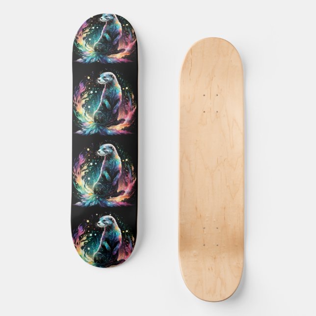 Spectrum Edge: Utternas Glöd Mini Skateboard Bräda 18,5 Cm (Framsida)