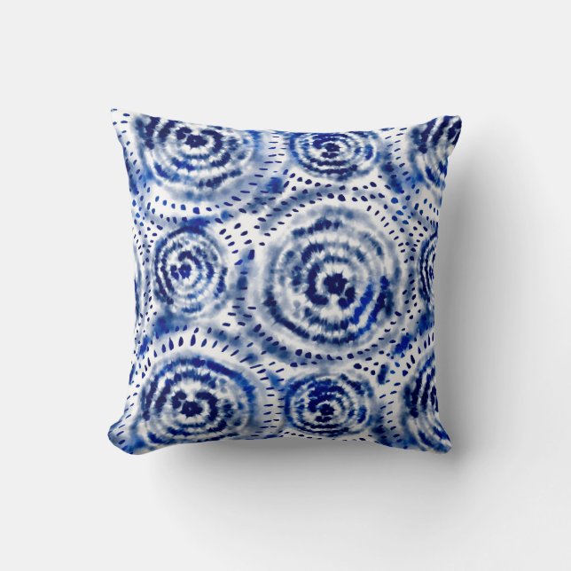 “Spectrum Splash Pillow” Kudde (Framsida)