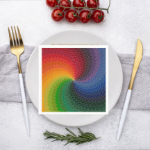 Spectrum wheel made of bricks