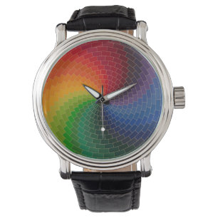 Spectrumfärg rullar armbandsur