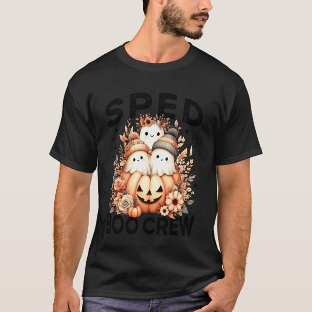SPED Boo Crew Speciallärare Halloween  T Shirt (Framsida)