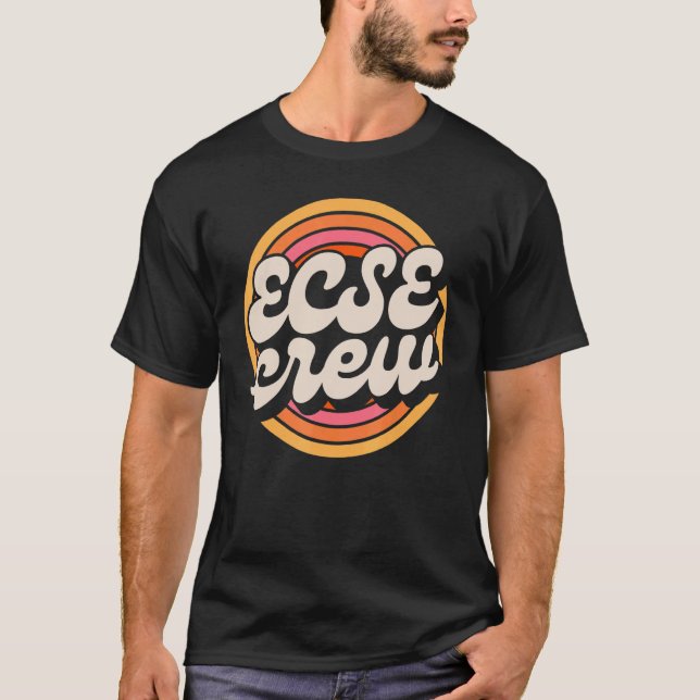 SPED Lacher ECSE Crew Tidigt Childancy Speciell Ed T Shirt (Framsida)