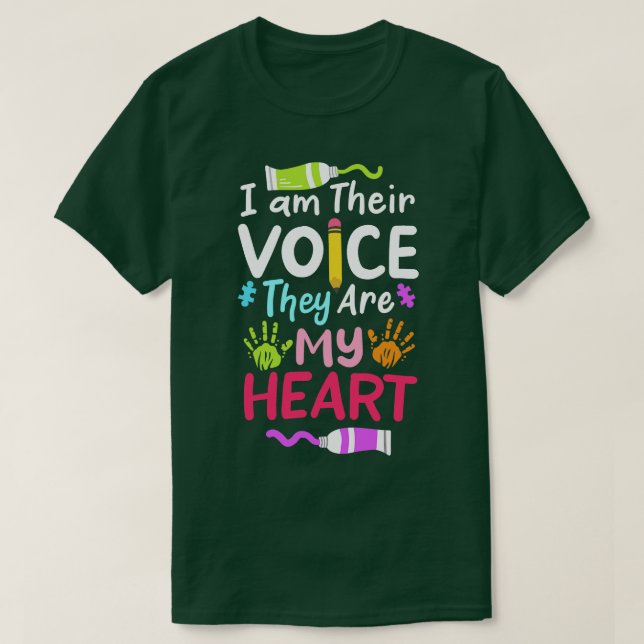 SPED Lärare Autism Speciell utbildning T Shirt (Design framsida)