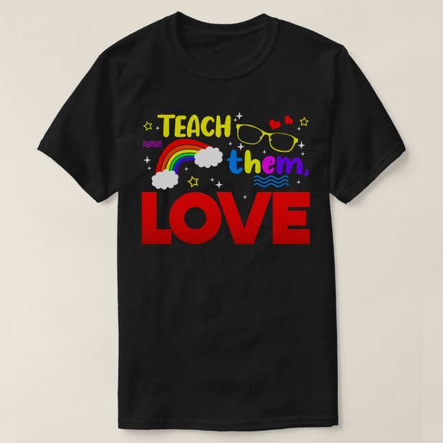 SPED Lärare lär dem Kärlek T Shirt (Design framsida)