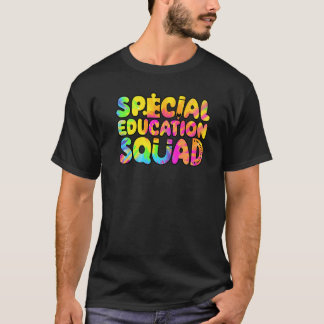 SPED Lärare Speciell Education Squad Women Tie Dye T Shirt