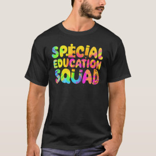 SPED Lärare Speciell Education Squad Women Tie Dye T Shirt