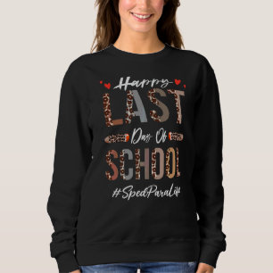 Sped Para Lycklig förra dagen, sommarleopard T Shirt