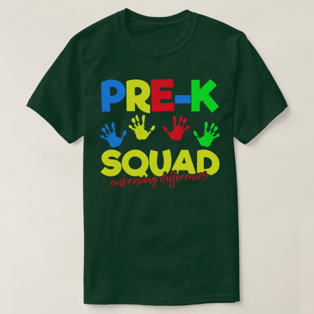 SPED PreK Autism T Shirt (Design framsida)