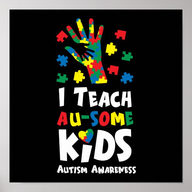 Sped Speciell Education I Teach Au-some Kids Poster (Framsidan)