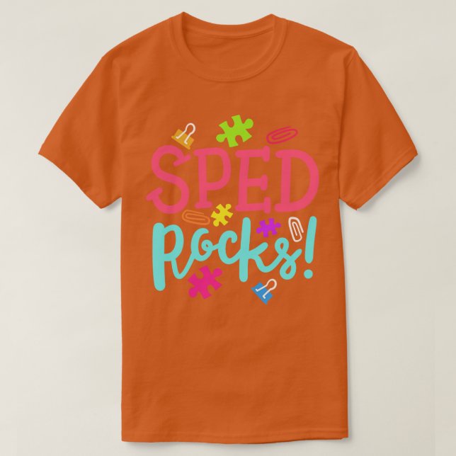 SPED Speciell Education SPED Teacher 2 T Shirt (Design framsida)