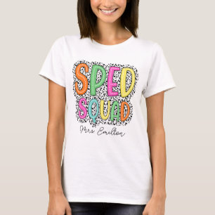Sped Speciell Education Teacher Dalmatian Hund Spe T Shirt