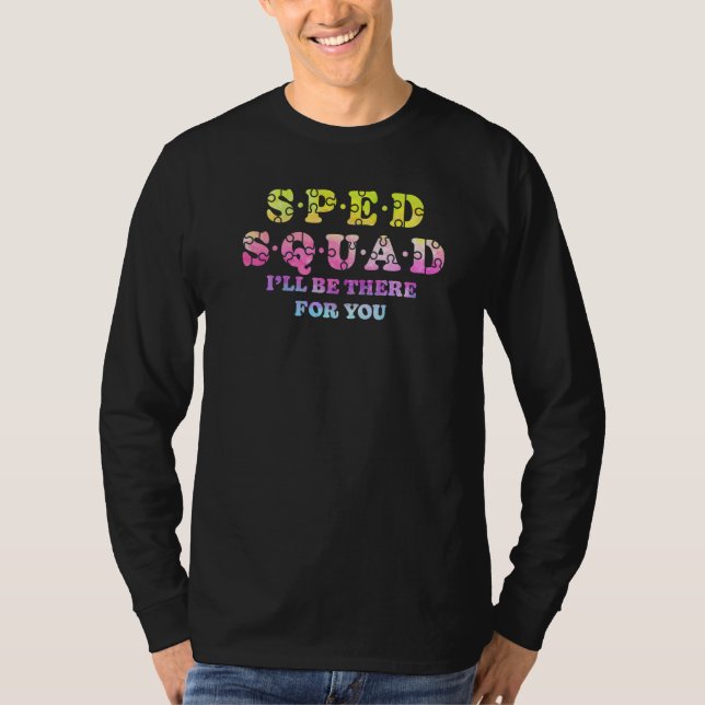 SPED Squad Special Education Teacher Women Tie Dye T Shirt (Framsida)