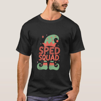 Sped Squad Specialundervisning för Santa Family Ch T Shirt