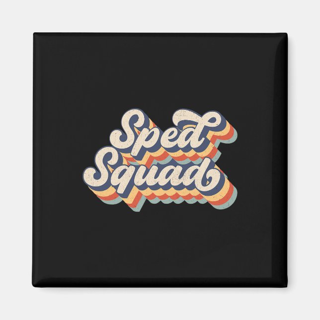 Sped Squad Speciell Ed Teacher Back to school 2024 Magnet (Framsidan)