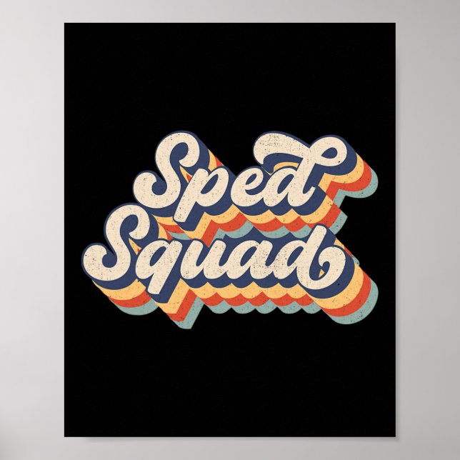 Sped Squad Speciell Ed Teacher Back to school 2024 Poster (Framsidan)