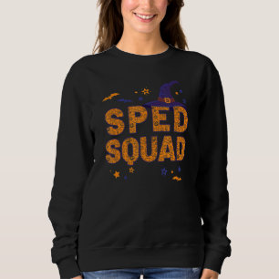 Sped Squad Witch Hat Sped Teacher Crew Halloween M T Shirt