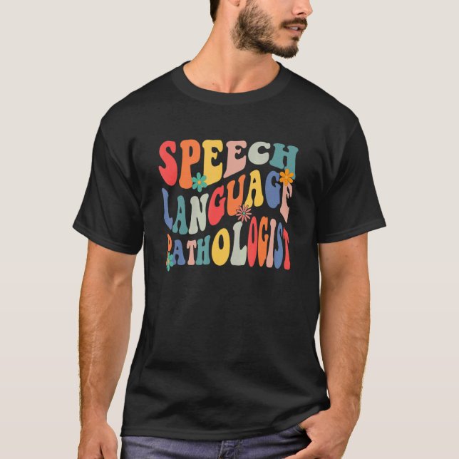 Speech Language Pathologist SLP Speech Therapy Pat T Shirt (Framsida)
