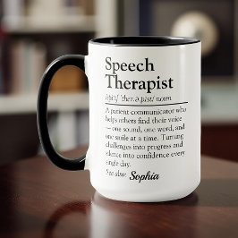 Speech Therapist Definition Personalized Gift Mugg