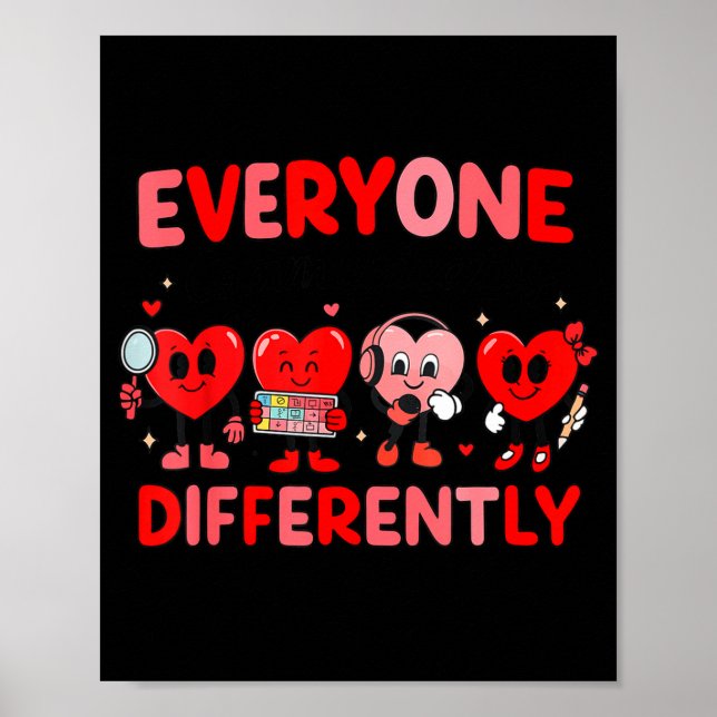 Speech Therapy Language Pathologist Valentines Day Poster (Framsidan)