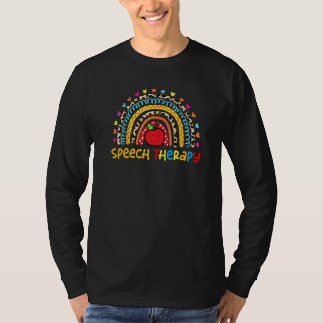 Speech Therapy Speech Language Pathologist SLP Boh T Shirt (Framsida)