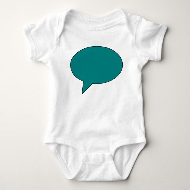 speechbubble01teal01 tee shirt (Framsida)