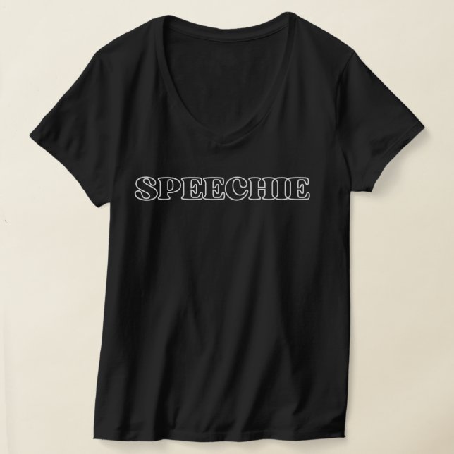 SPEECHIE Tal Patholog Slp,Tal Pathologis T Shirt (Laydown)