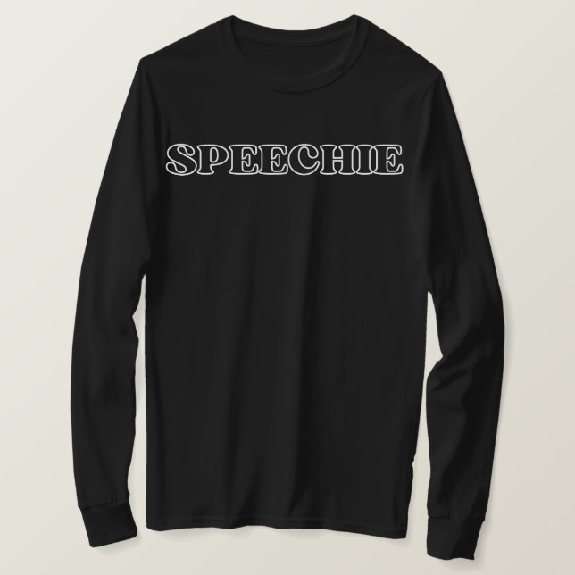SPEECHIE Tröja, Talspråkspatolog Gåva,  T Shirt (Design framsida)