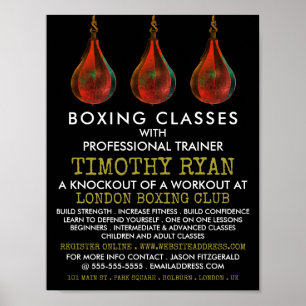 Speed Balls, Boxningsklass Annons Poster