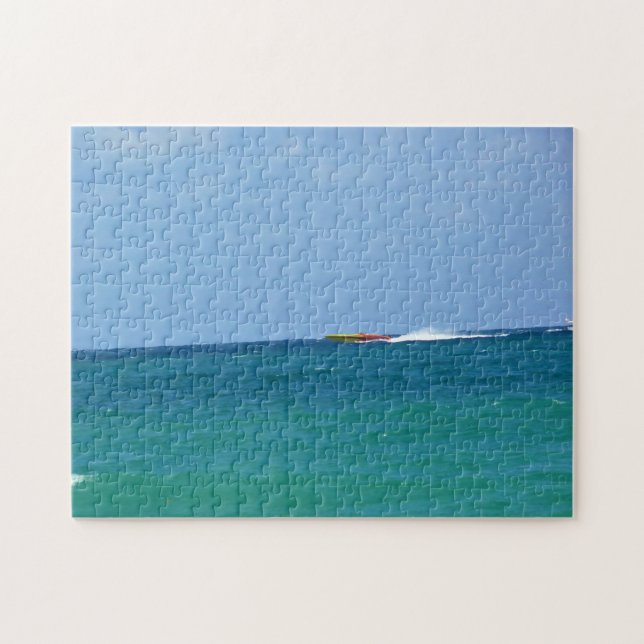 Speed Boat, Fort Lauderdale, Florida Pussel (Horisontell)