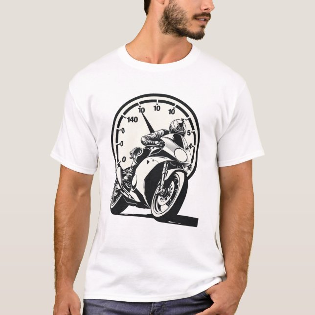 Speed Dial-grafik  T Shirt (Framsida)