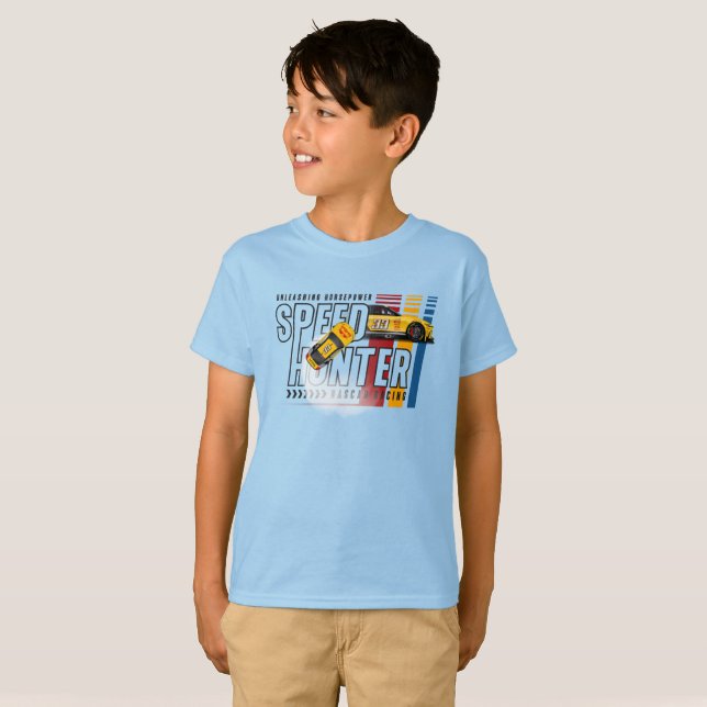 Speed Hunter | Barn  T Shirt (Hel framsida)