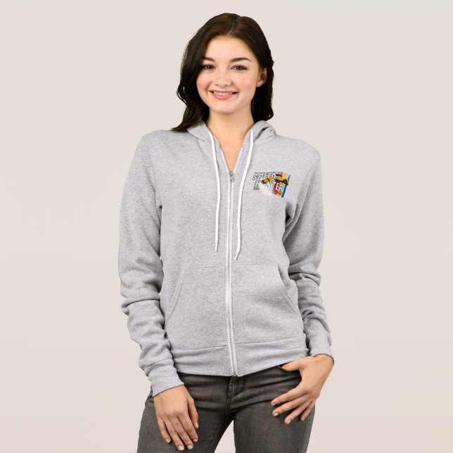 Speed Hunter | Kvinnor Full-zip T Shirt (Hel framsida)