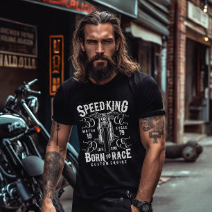 Speed King Motorcykel T Shirt
