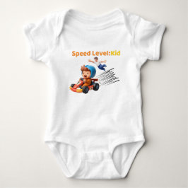 Speed Level: Kid Baby One‑Piece T Shirt