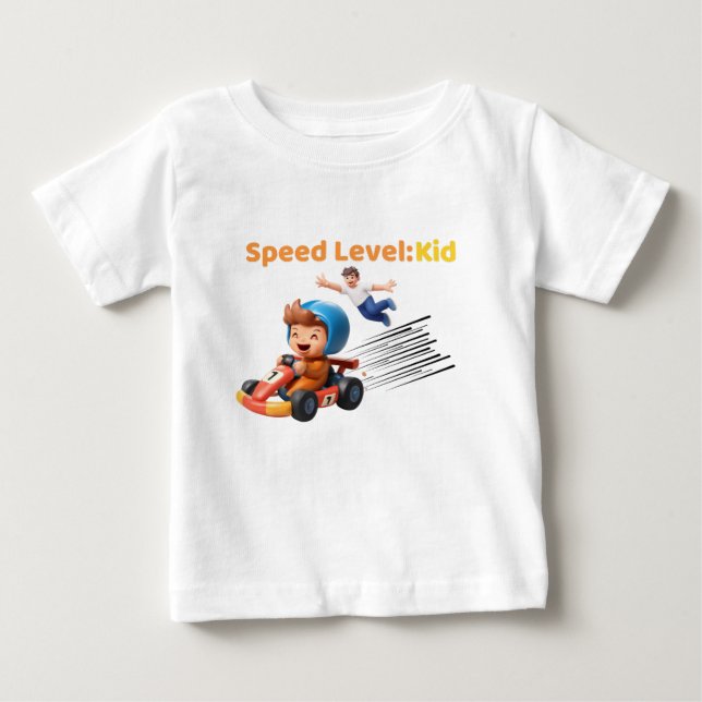 Speed Level: Kid T Shirt (Framsida)