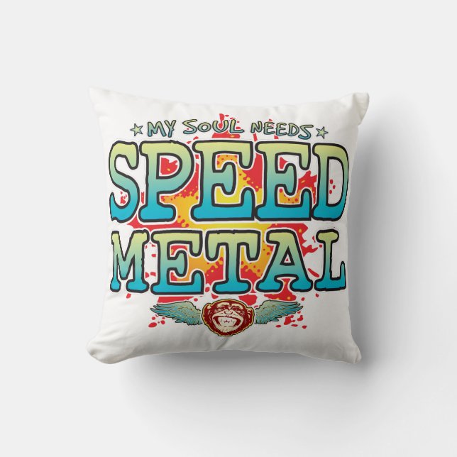 Speed Metall Soul Cushion Kudde (Framsida)