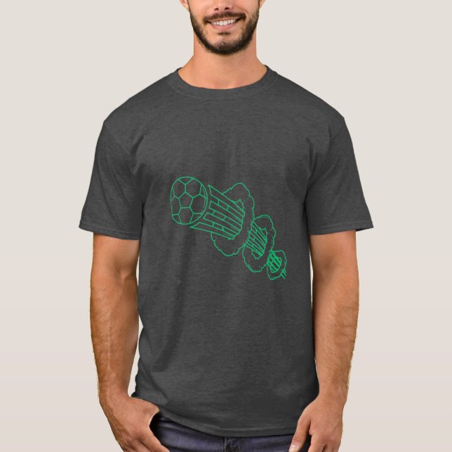 Speed Shot: The Power Kick Art T-Shirt  (Framsida)