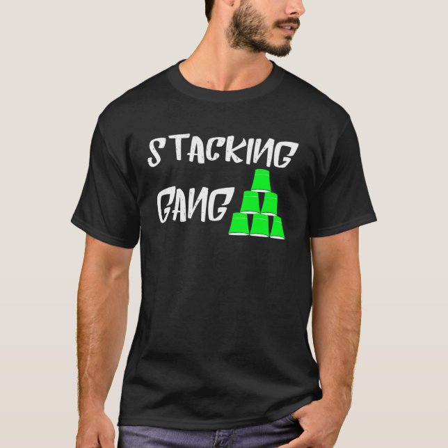 Speed Stacking Gang Sports Kopp Stacking Sports St T Shirt (Framsida)