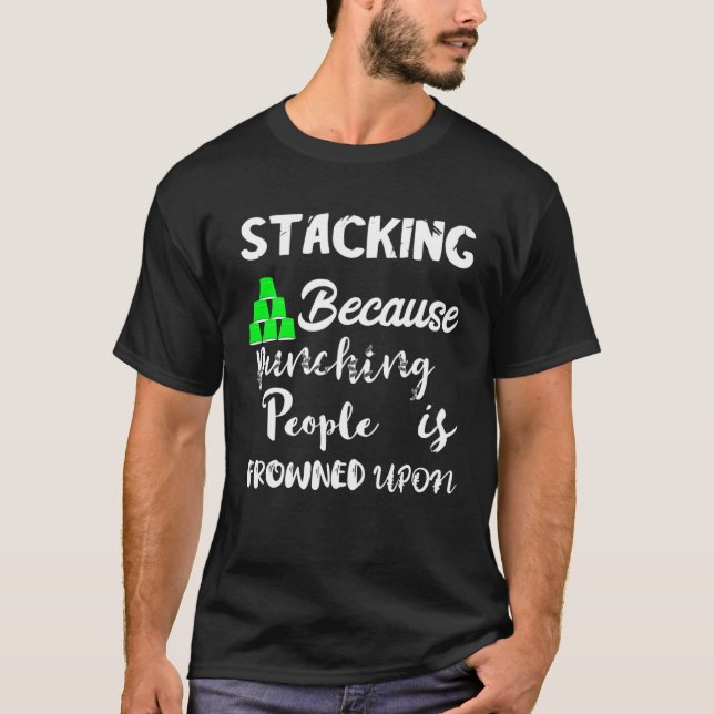 Speed Stacking Koppar Sport Stacking Speed Stacker T Shirt (Framsida)