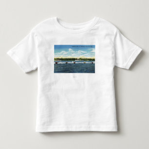 Speedboattävlingar på sjön t shirt