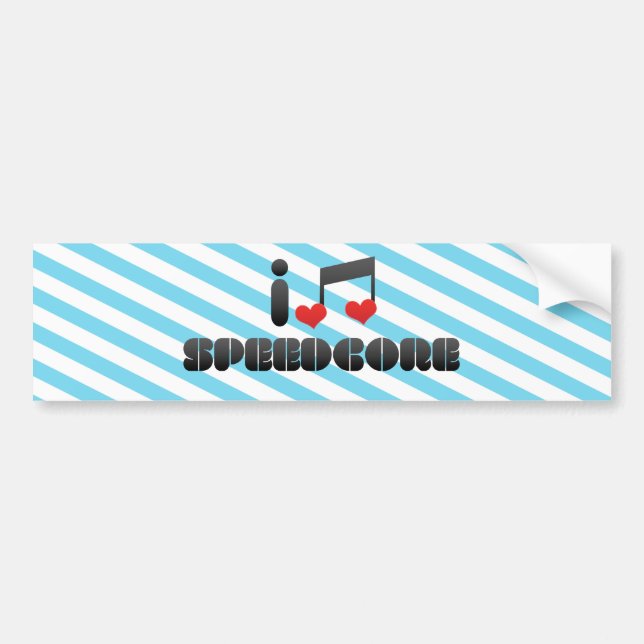 Speedcore Bildekal (Framsidan)