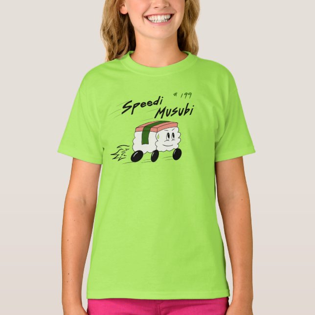 Speedi Musubi klassisk t-shirt (Framsida)