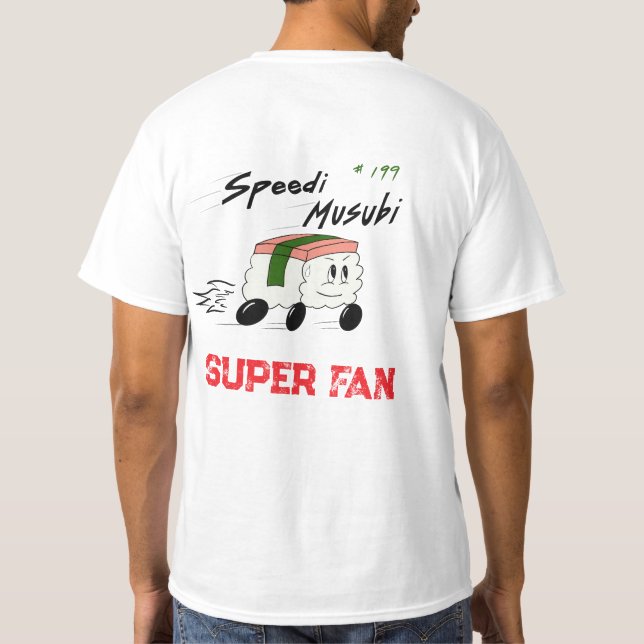 Speedi Musubi klassisk tee (Baksida)